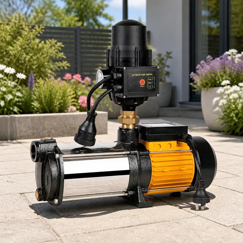 4-Stage Garden Water Pump Irrigation Booster High Pressure 2000W Transfer Pump