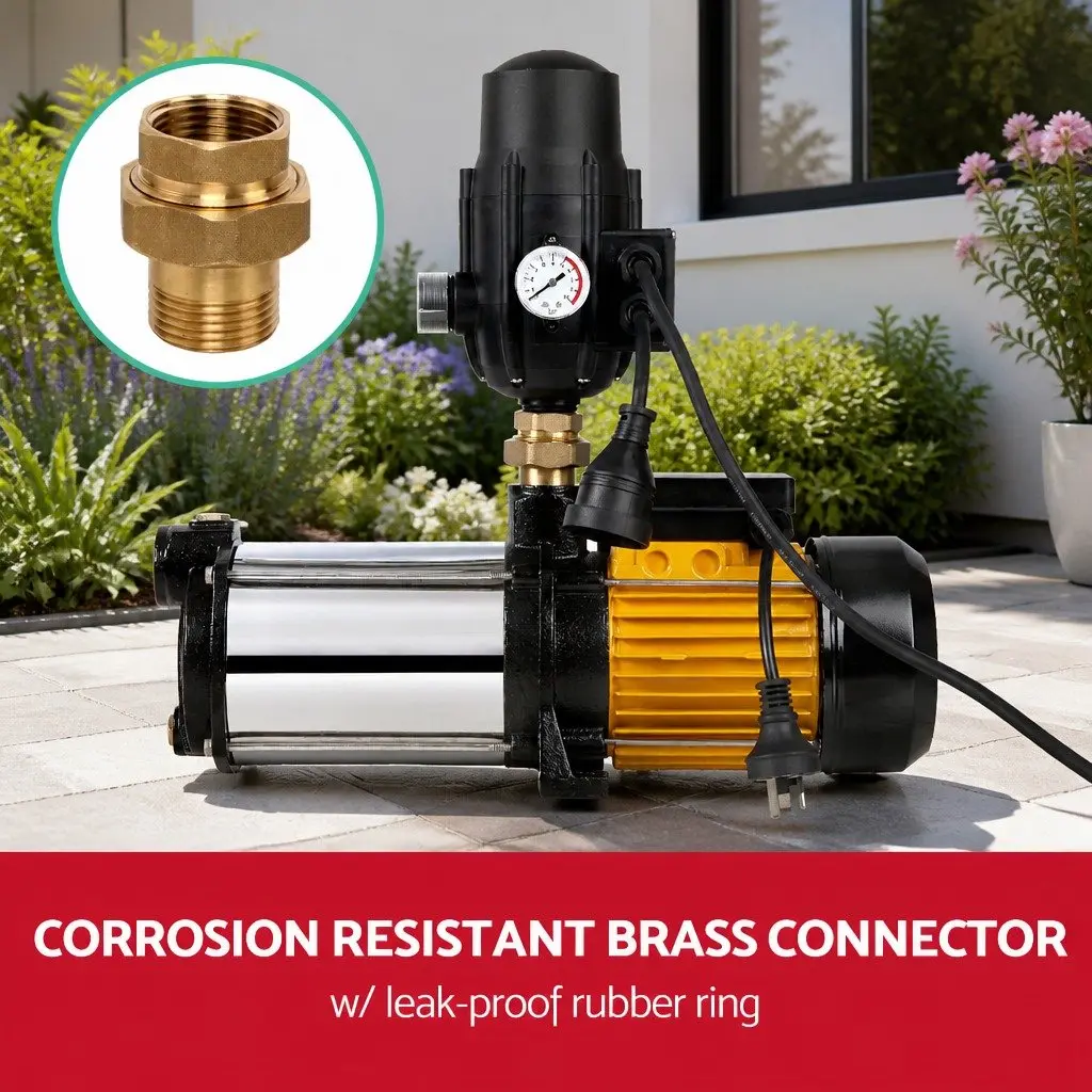 4-Stage Garden Water Pump Irrigation Booster High Pressure 2000W Transfer Pump