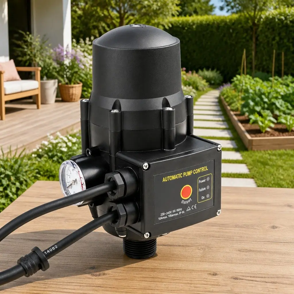 5-Stage Water Pump 2500W Stainless Steel 64m Max Pressure Garden Irrigation Booster