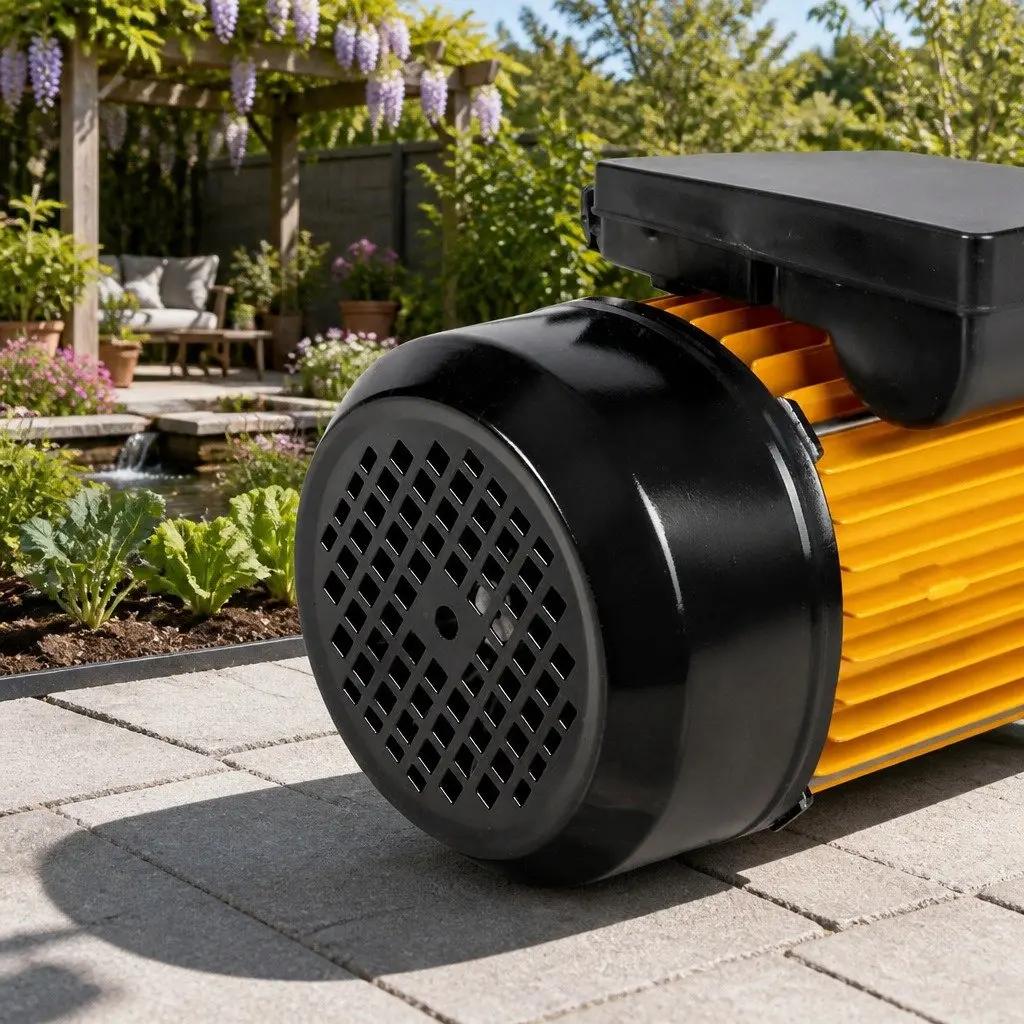 Irrigation Pump 5-Stage High Pressure 2500W Yellow Garden Water Booster