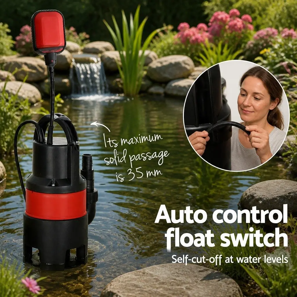 400W Submersible Pump for Easy Draining