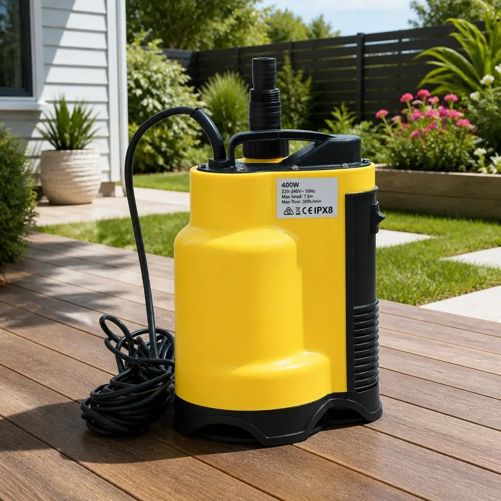 Submersible Pump 400W Dirty Water Bore Sewerage Tank Well Drainage Portable