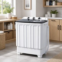 Your Go-To Twin Tub Washing Machine 7KG Compact Design
