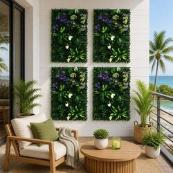 Add Greenery to Your Space with 4PCS Wall Panels