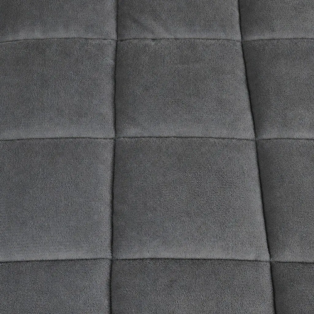 King Quilt Doona Comforter Polyester Filling Warm Bedding 240cm x 210cm Grey