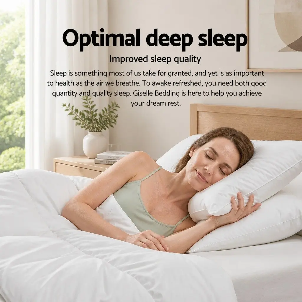 King Microfibre Quilt Bamboo 400GSM Size 240cm x 210cm White