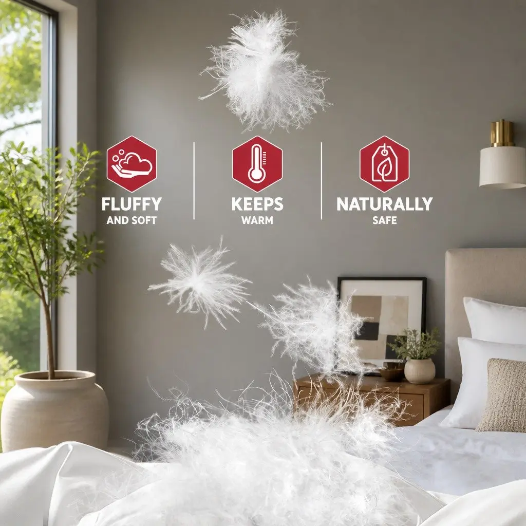 Duck Feather Down Quilt 500GSM Super King Winter Warmth White Bedding