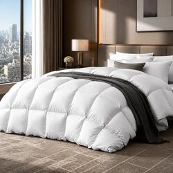 Experience Comfort with Our King Size Goose Down Quilt