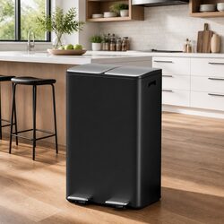 Your Friendly 60L Dual Compartment Waste Bin Awaits