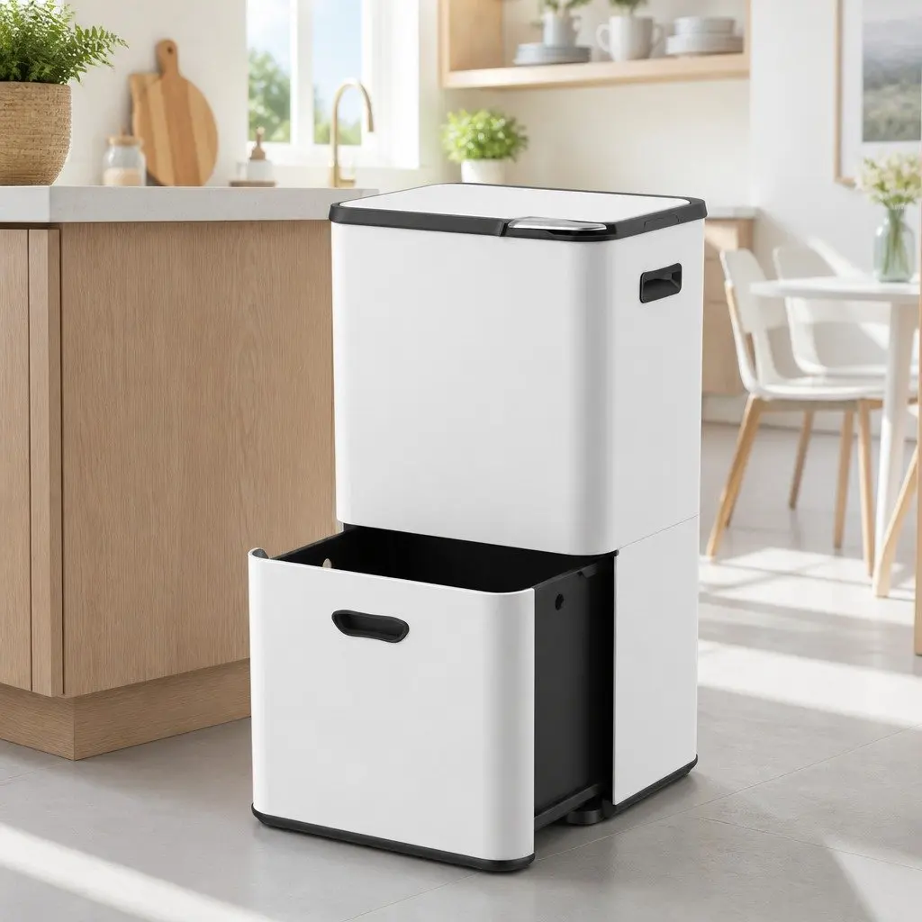63L Rubbish Bin for an Organized Space