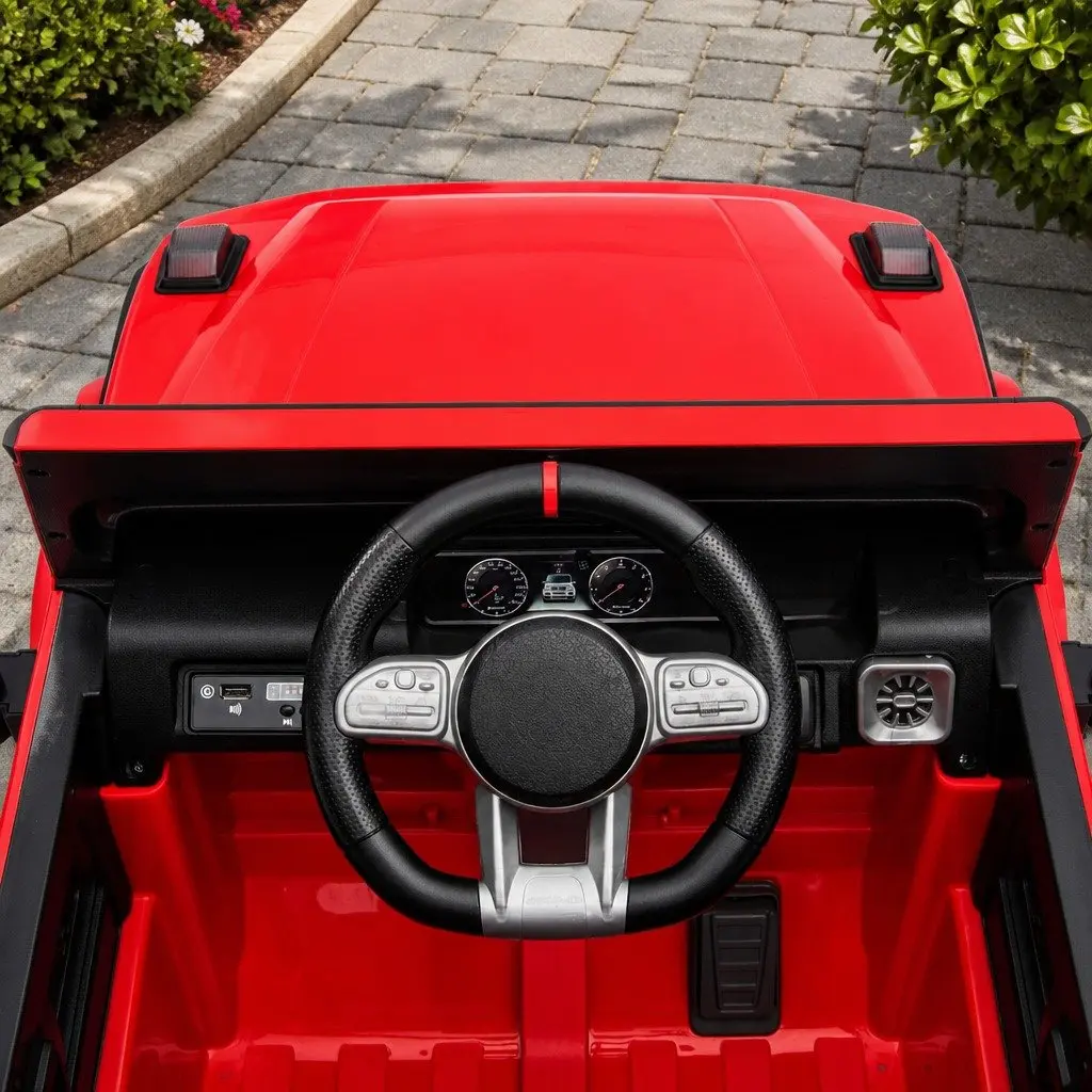 Kids Ride On Car Electric Red 12V Battery Remote Control Manual Modes