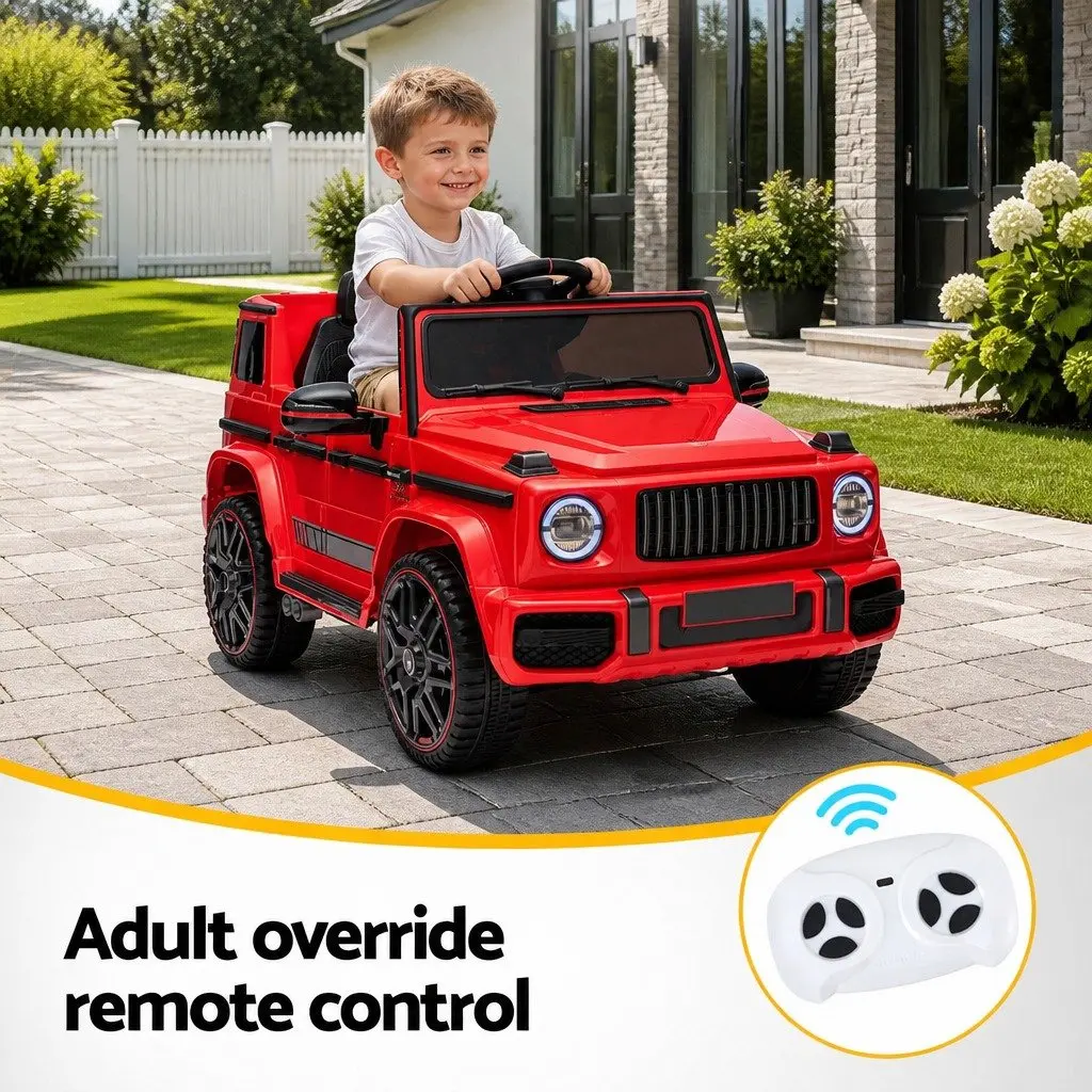 Kids Ride On Car Electric Red 12V Battery Remote Control Manual Modes