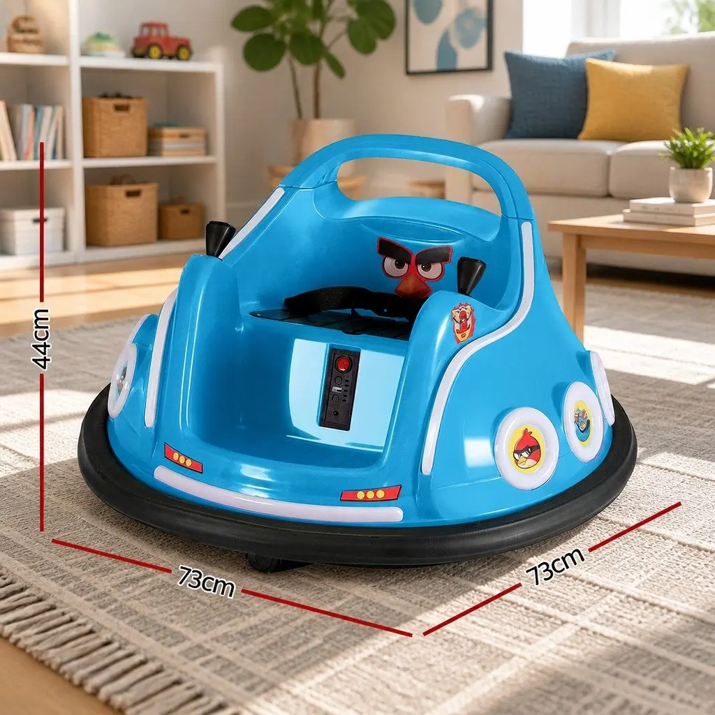 Ride On Bumper Car Electric Toy Joystick Control Blue