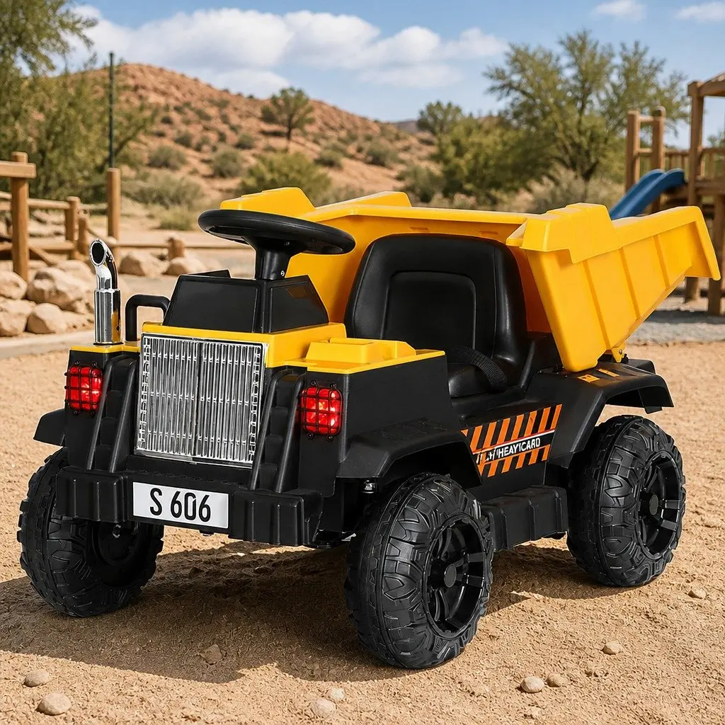 Kids Electric Ride On Dumptruck Loader 12V