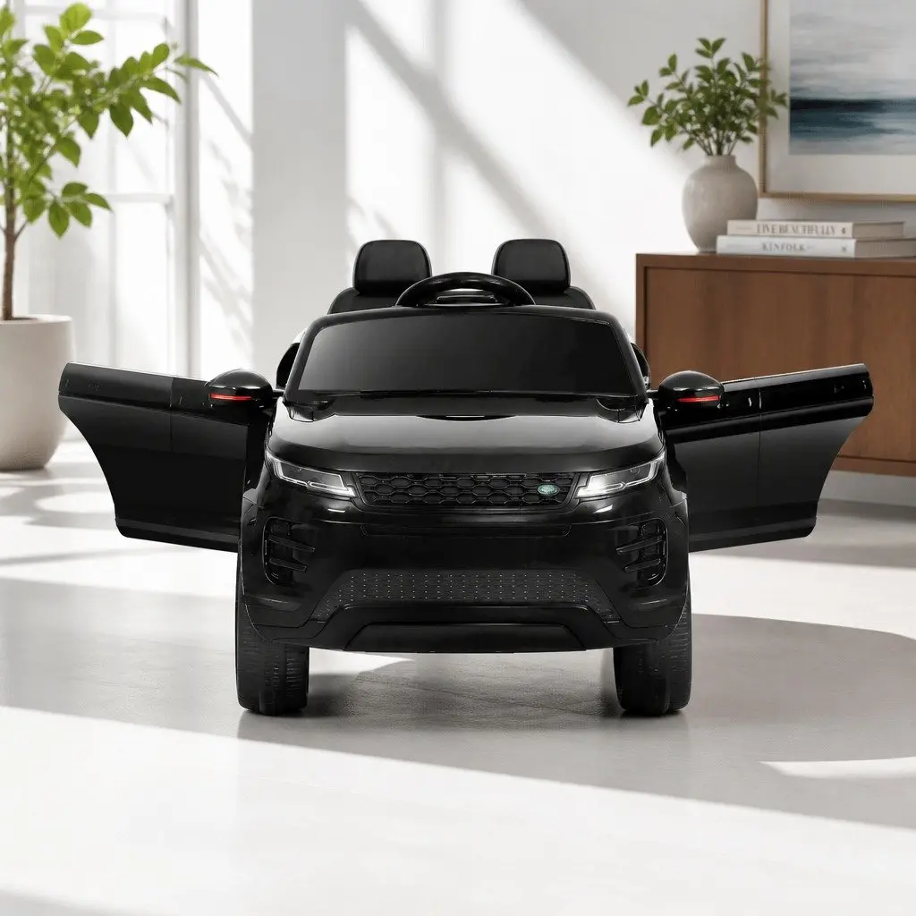 Kids Electric Ride On Car 12V Battery Powered with Remote Control Black