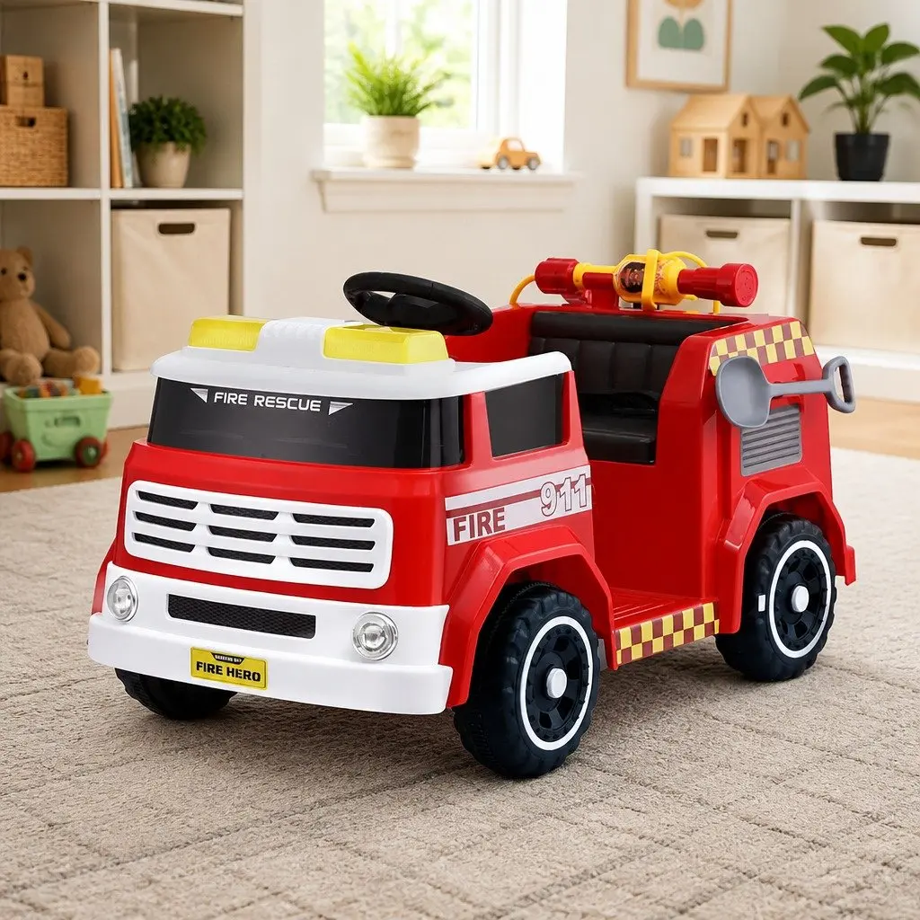 Kids Ride On Fire Truck Electric Vehicle