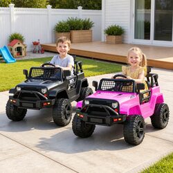 Kids Electric Ride On Car 12V 2x Off-Road Toy Vehicle Remote Control Horn Music
