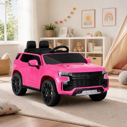 Charming 12V Electric Toy Car for Kids - Pink