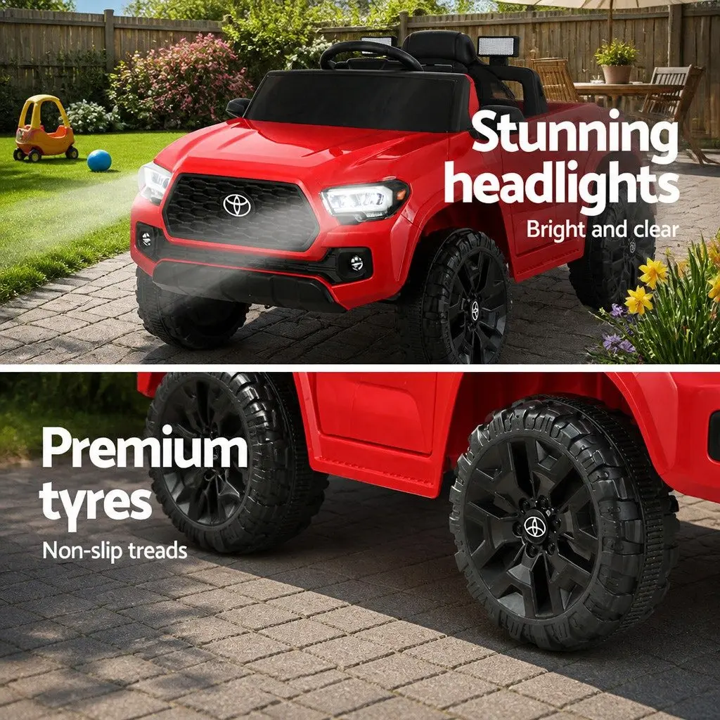 Kids Electric Ride On Car 12V Red Remote Control Manual Modes 100cm L x 63cm W x 57cm H