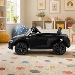 Fun Ride On Car for Kids - Electric Sports Racer - Black