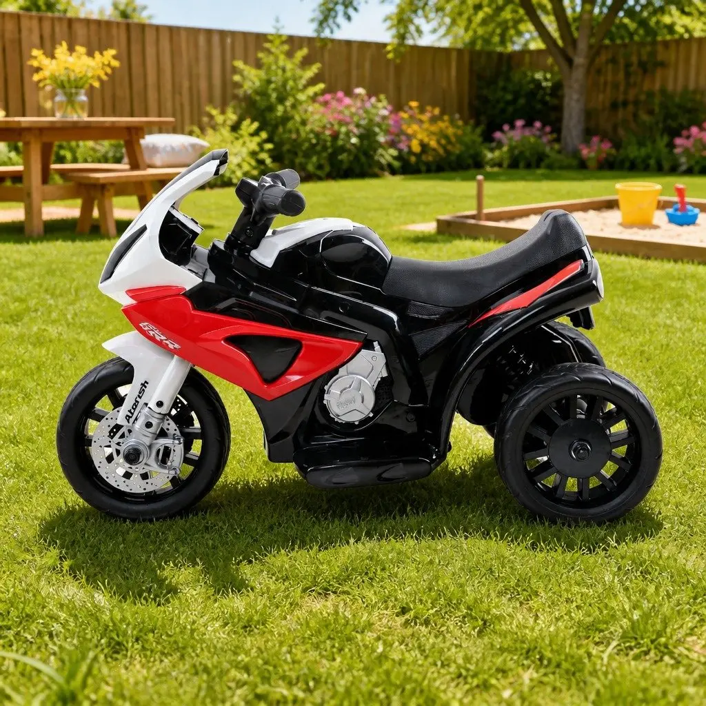 Kids Electric Ride On Motorcycle Bike 6V Battery Powered Toy Motorbike Red