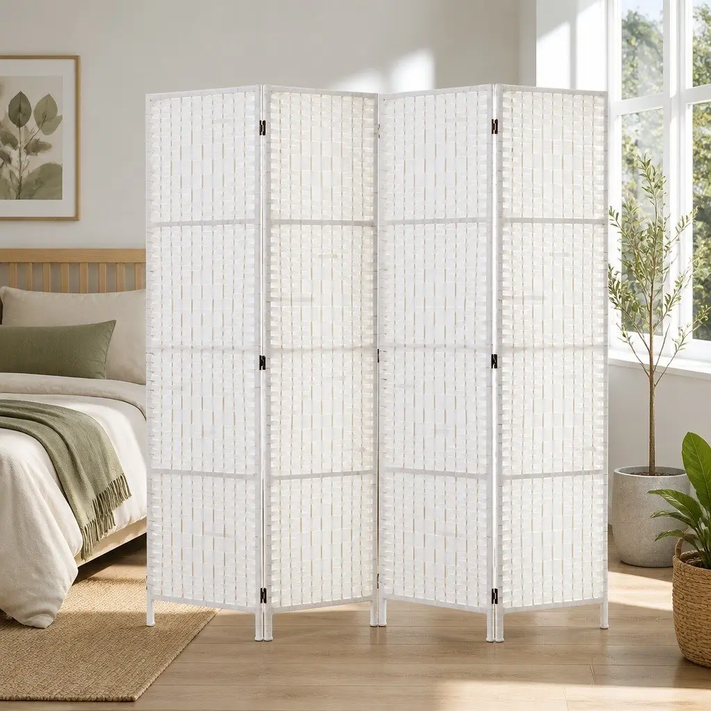4-Panel Room Divider 163x170cm