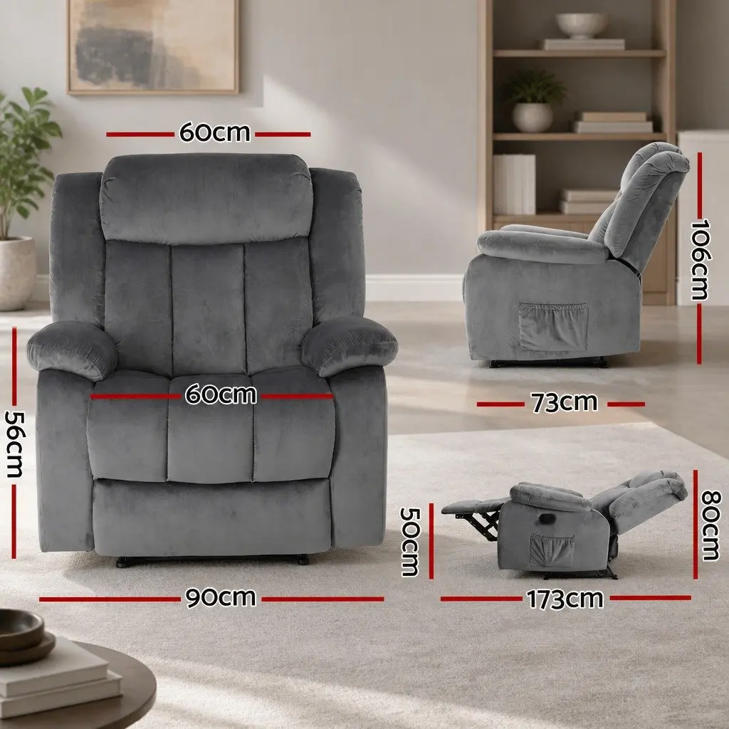 Electric Recliner with Massage Options
