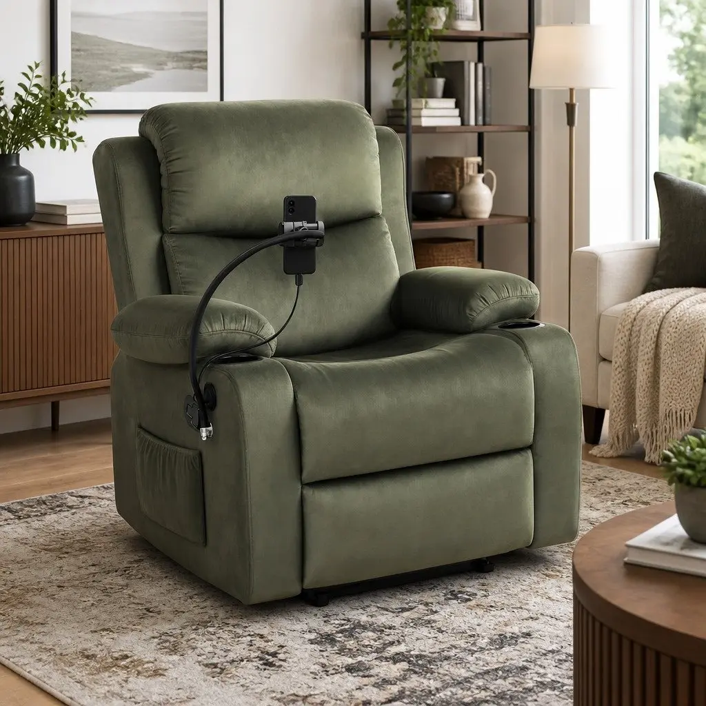 Heated Massage Recliner Chair