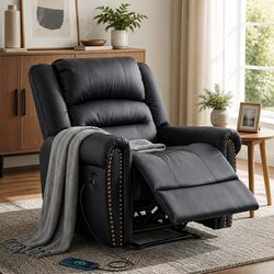 Charming Manual Recliner Chair with USB Charging