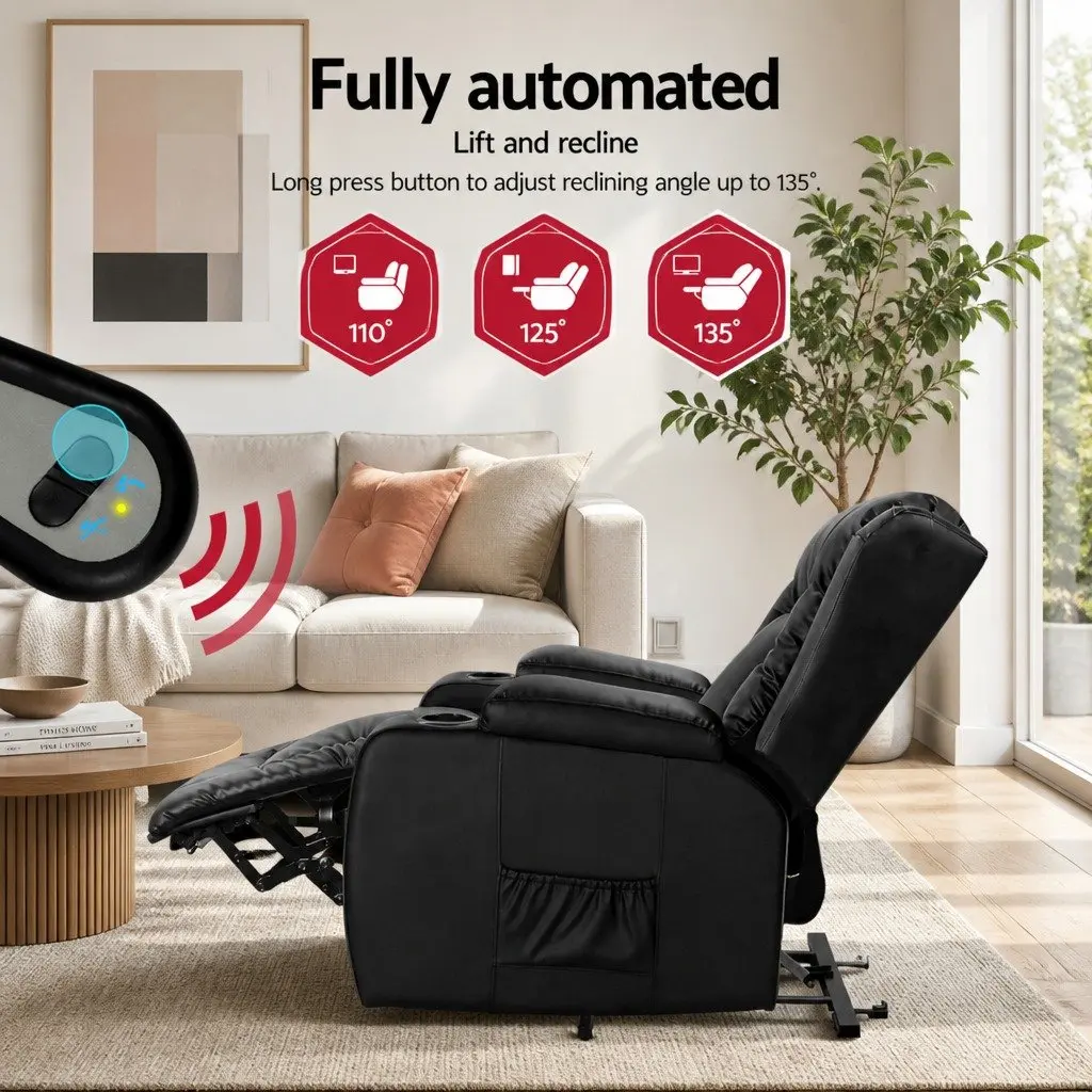 Adjustable Heated Massage Recliner