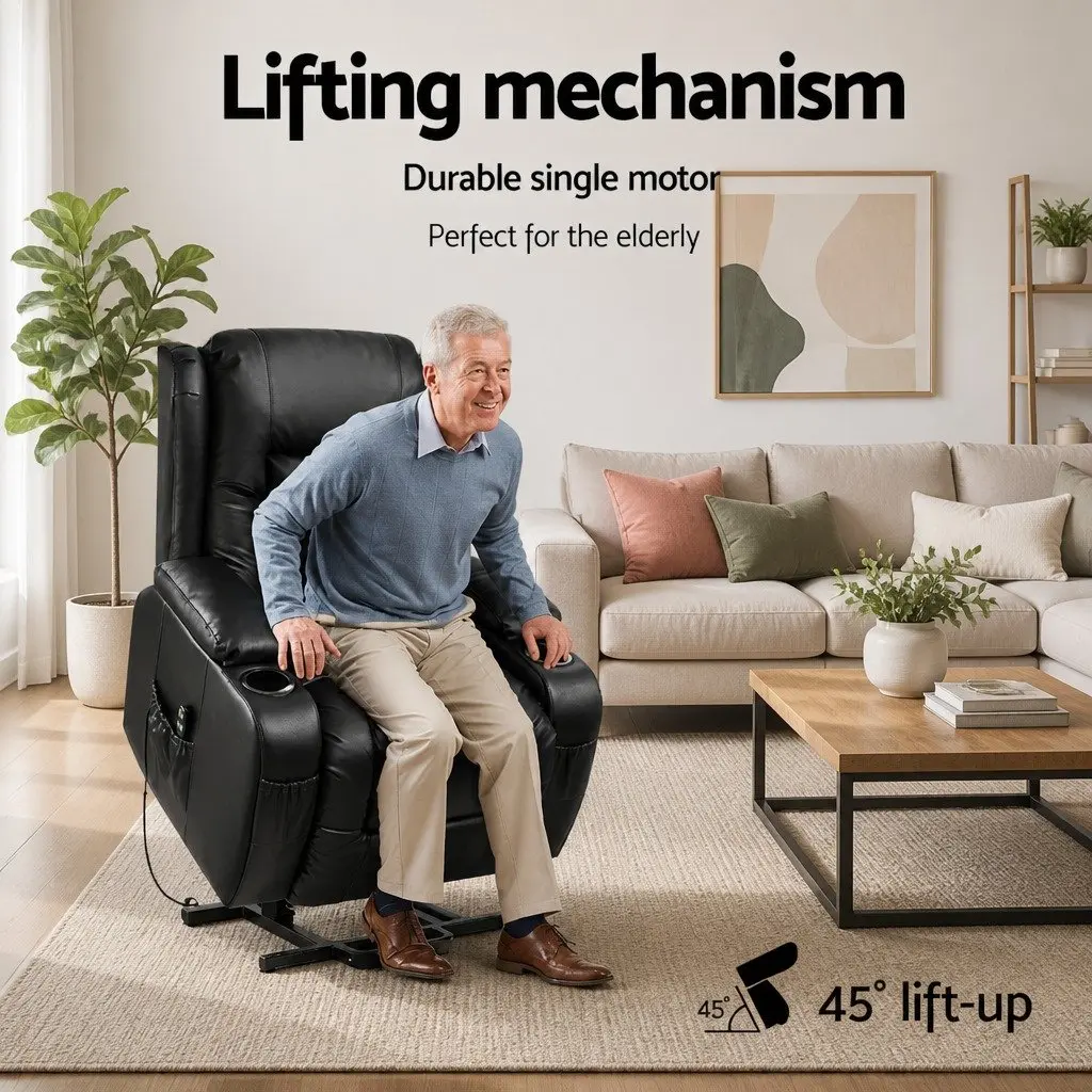 Adjustable Heated Massage Recliner