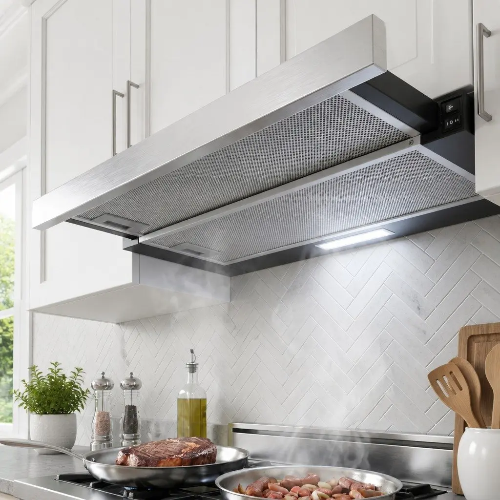 600mm Slide Out Range Hood