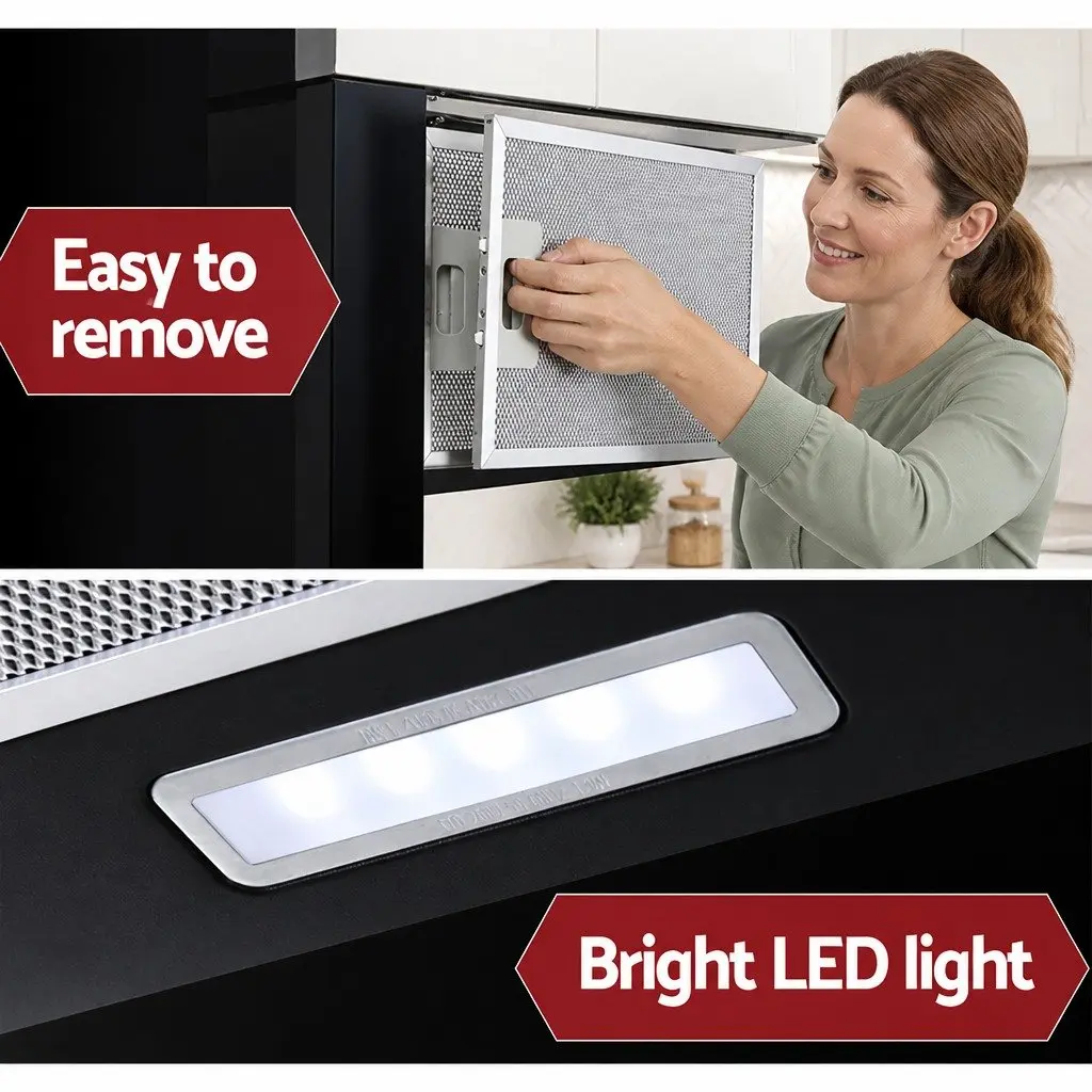 600mm Slide Out Range Hood