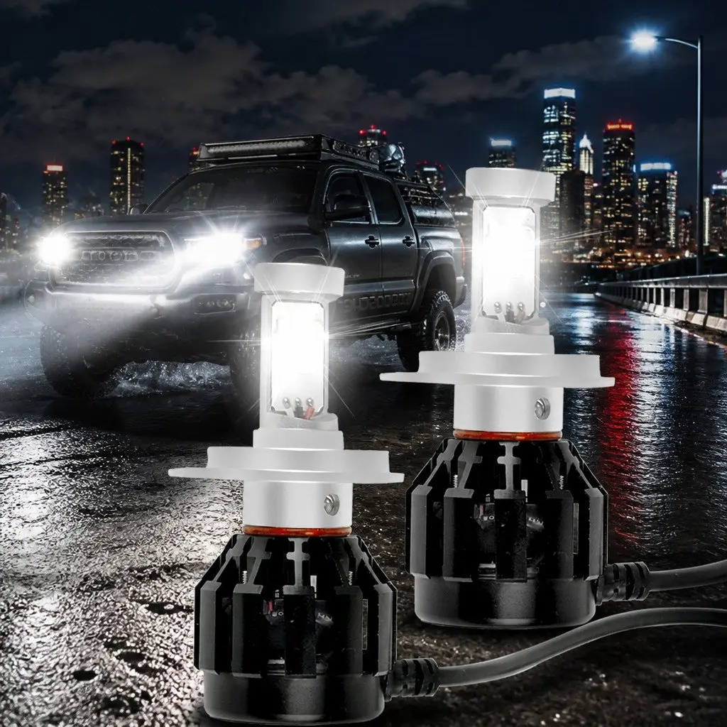 H4 LED Car Headlight Bulbs High Low Beam 2500LM 6000K 160W