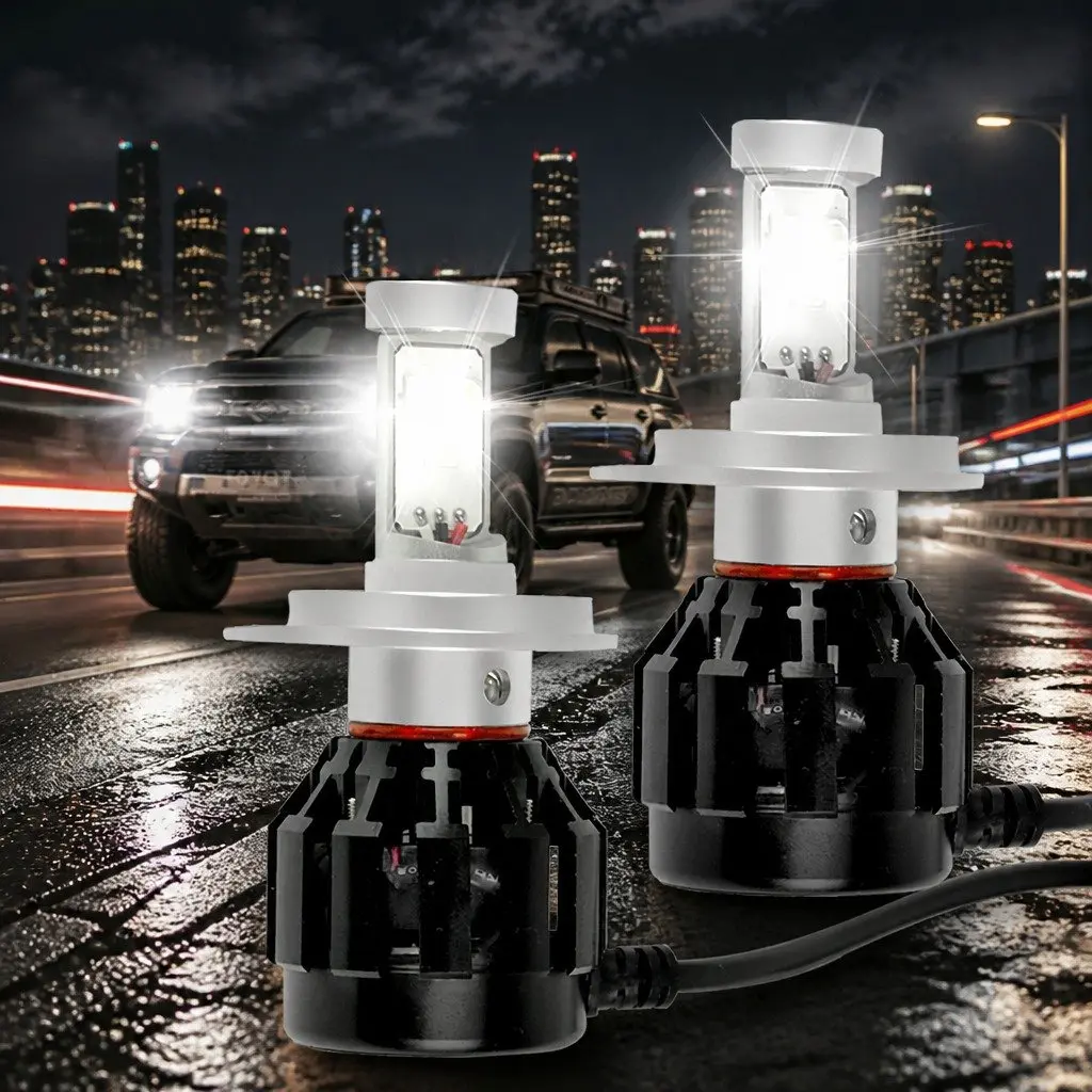 H4 LED Car Headlight Bulbs High Low Beam 2500LM 6000K 160W