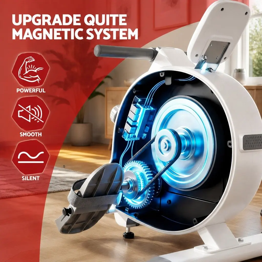 Magnetic Rowing Machine for Home Workouts