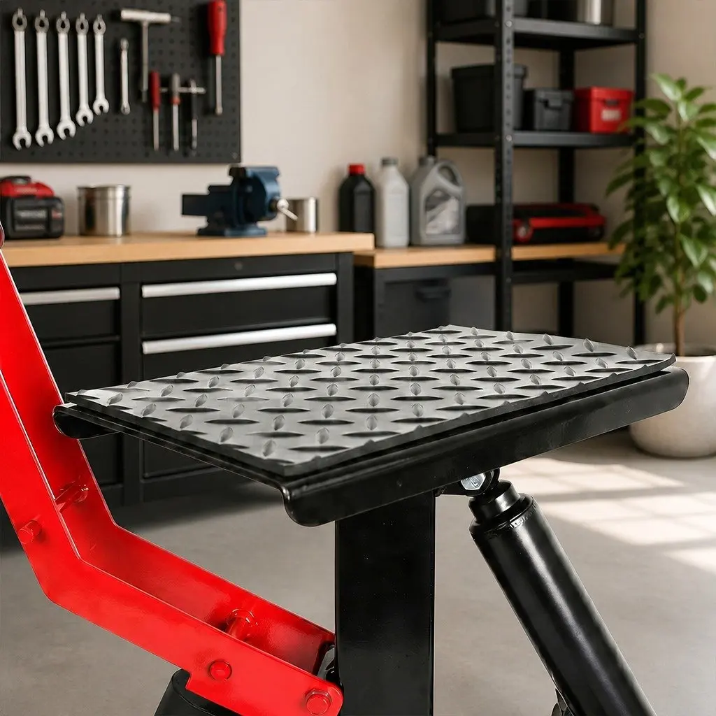 Dirt Bike Lift Stand Hydraulic 400kg 360° Rotating Platform