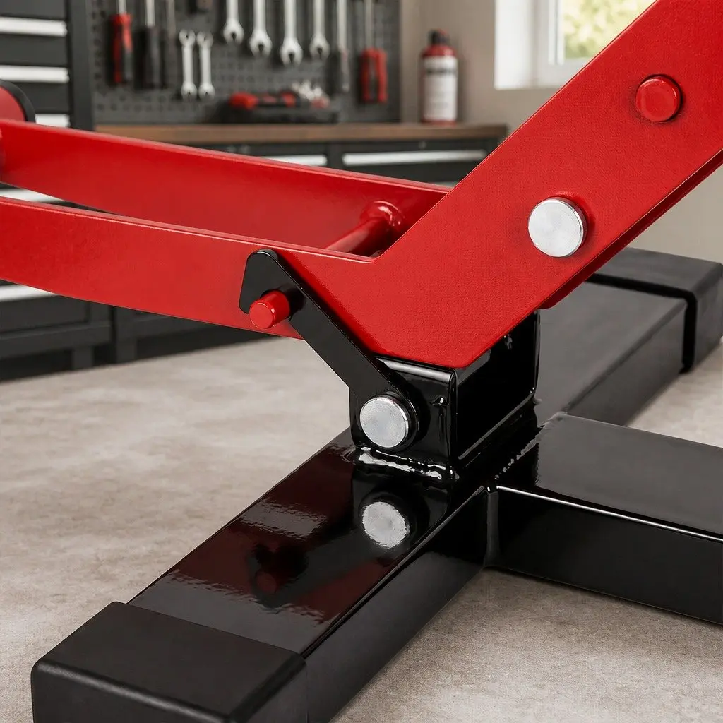 Dirt Bike Lift Stand Hydraulic 400kg 360° Rotating Platform