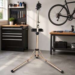 Bicycle Repair Stand Adjustable Foldable Maintenance Holder 360° Rotating Clamp