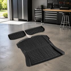 Friendly Cargo Mats for Your Tesla Model 3 - 3 Pieces Included