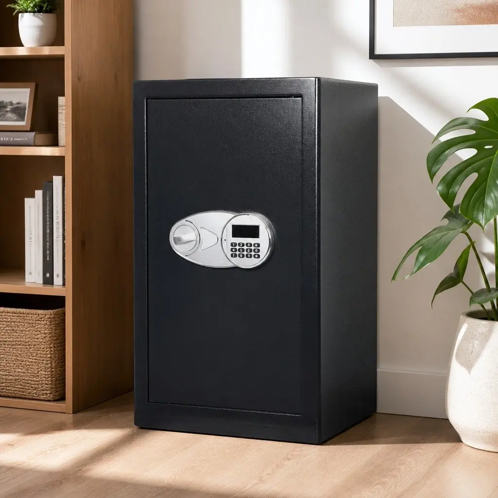 Fireproof Security Safe Digital Keypad Lock 85L Large Home Office Cash Deposit Box