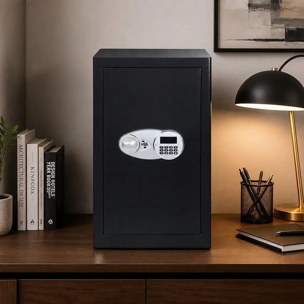 Fireproof Security Safe Digital Keypad Lock 85L Large Home Office Cash Deposit Box
