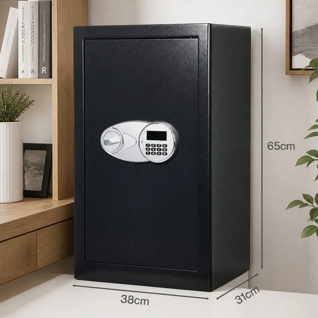 Fireproof Security Safe Digital Keypad Lock 85L Large Home Office Cash Deposit Box