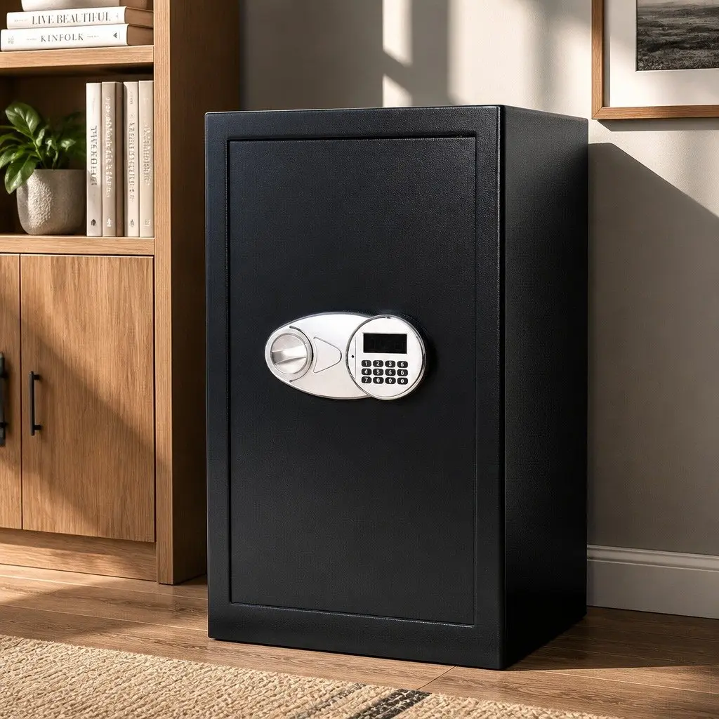 Fireproof Security Safe Digital Keypad Lock 85L Large Home Office Cash Deposit Box
