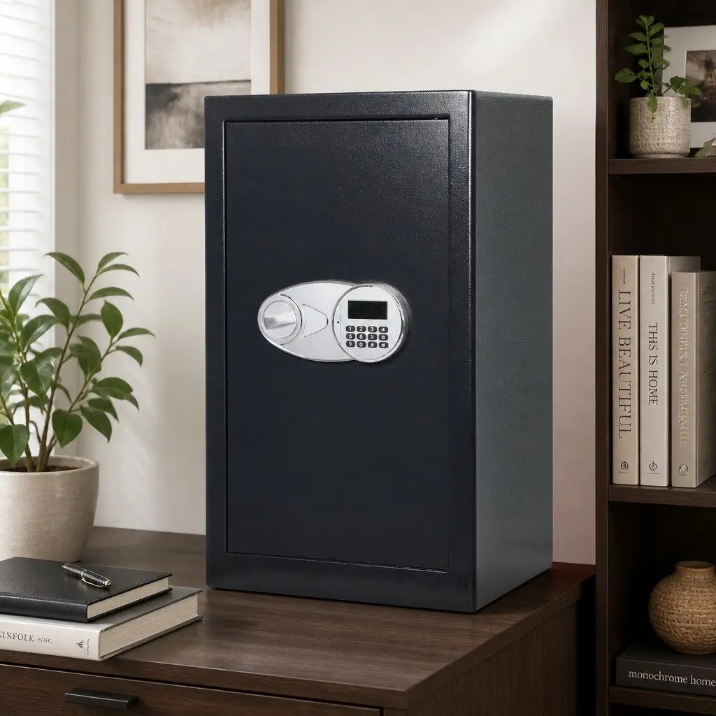 Fireproof Security Safe Digital Keypad Lock 85L Large Home Office Cash Deposit Box