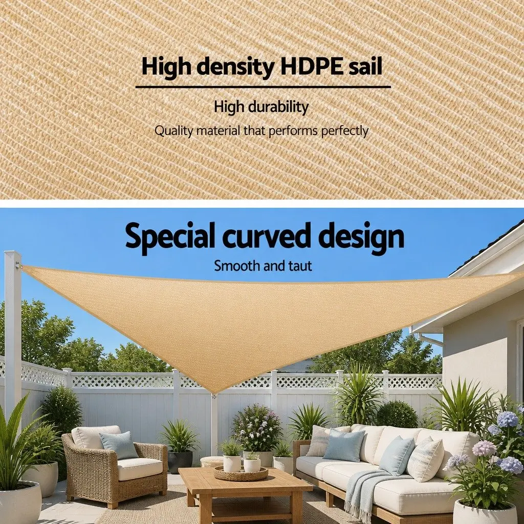 Triangle Shade Sail Cloth 3.6M