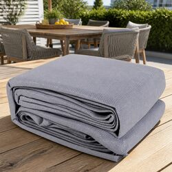 Shade Sail 3x5m Rectangle Grey 280GSM UV Protection Outdoor Garden Patio