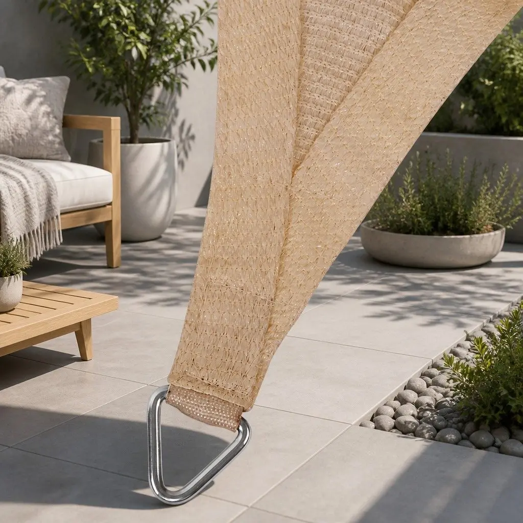 Rectangle Shade Sail UV Protection 3x6m Sand