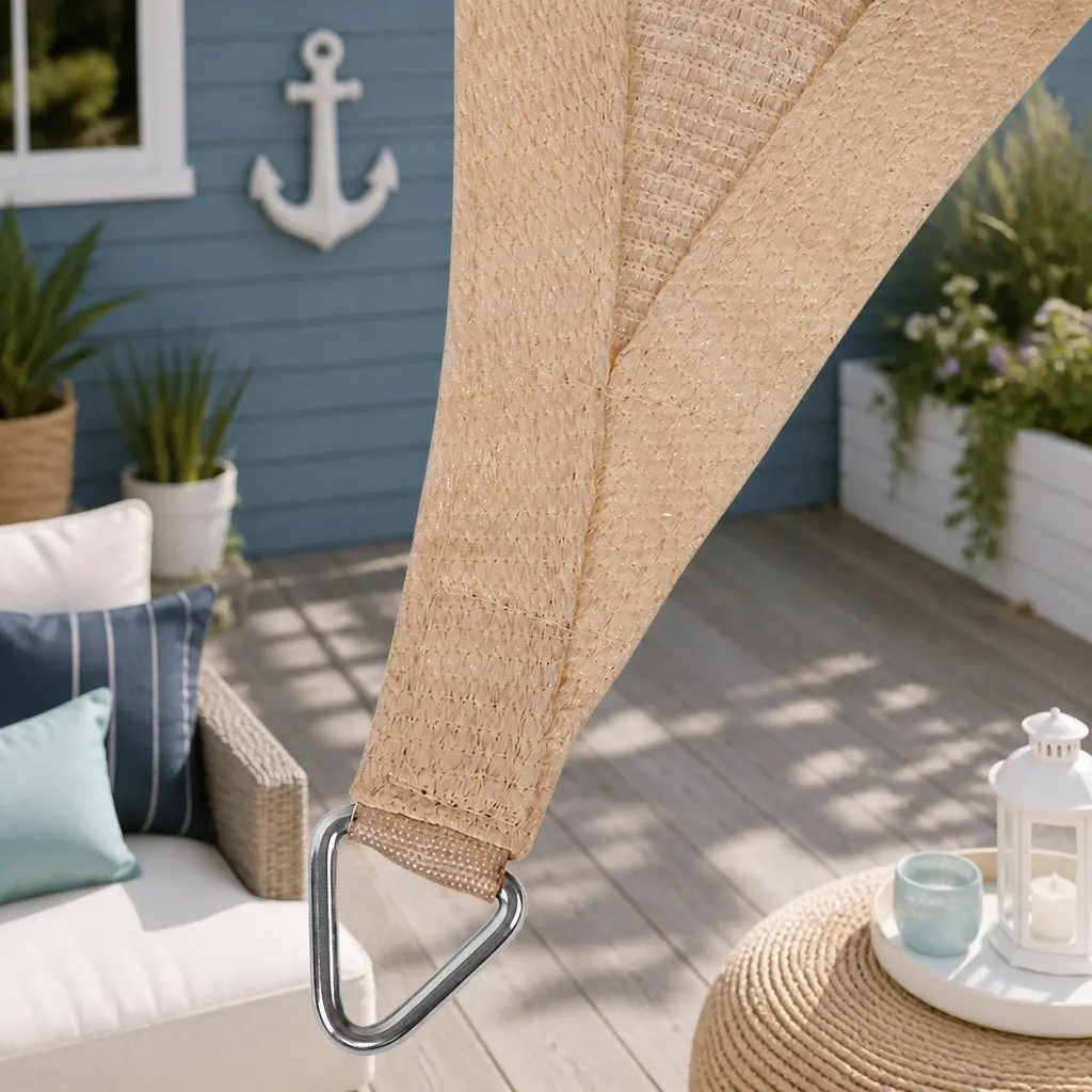 Shade Sail Rectangle UV Protection 6x6m Outdoor Patio Pool Garden Sunshade Cloth