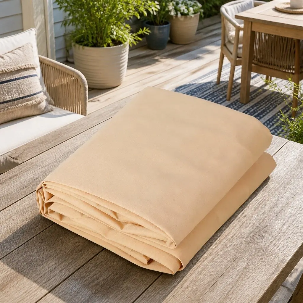Waterproof Shade Sail Rectangle Sand 3x5m UV Protection Outdoor